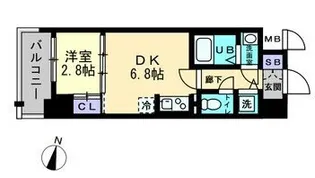 ミラージュパークフロント【10階】の間取り
