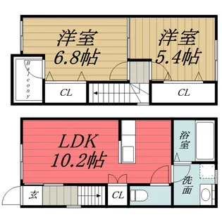 千葉県千葉市緑区あすみが丘東1【一戸建】の間取り