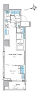 東京都品川区戸越1【マンション】の間取り