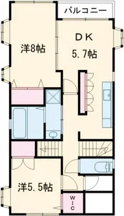 フェザンツ目白【4階】の間取り