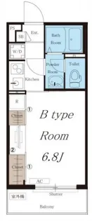 リブリ・上大岡西【1階】の間取り