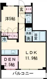 ラグゼナ和光【2階】の間取り