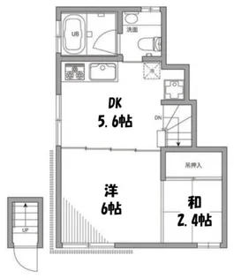 東京都中野区南台5【一戸建】の間取り