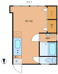 ラスティエ【1階】の間取り