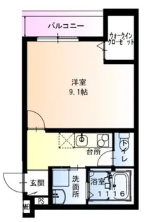 フジパレス堺中長尾III番館【1階】の間取り