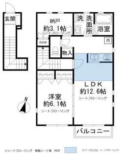 ivy right【2階】の間取り