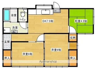 宮城県仙台市太白区富沢2【一戸建】の間取り