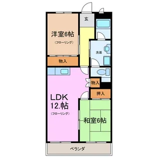 愛知県名古屋市緑区徳重4【マンション】の間取り