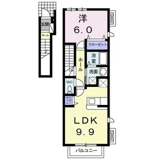 シャルマンA【2階】の間取り