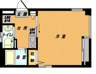 こがねい荘【2階】の間取り