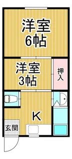 善法寺町文化【2階】の間取り