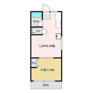 シティハイム・タキザワVI【1階】の間取り
