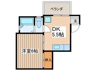 サンビレッジ春日【2階】の間取り