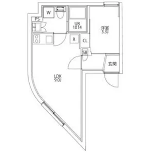 CITY WALK王子DUE【5階】の間取り