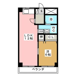 オリーブガーデン【2階】の間取り