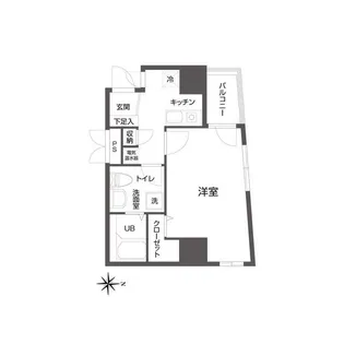 東京都千代田区東神田2【マンション】の間取り