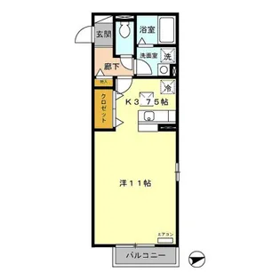 ボナンザ【1階】の間取り