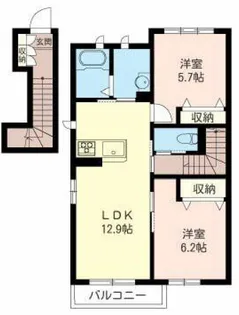 LOIRBLE【2階】の間取り