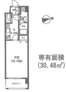 コモン西葛西【5階】の間取り