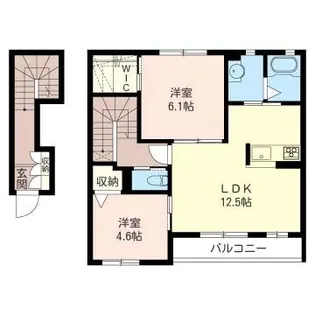 ソレーユメゾン A棟【2階】の間取り