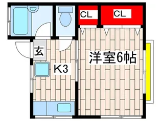 シエスタ【2階】の間取り