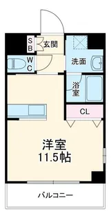 アルトベルク横浜【1階】の間取り