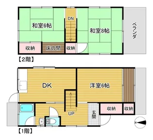 東京都府中市浅間町4【一戸建】の間取り