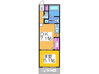 フジパレス杉本町I番館の間取り