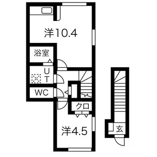 カーサ・ミー【2階】の間取り