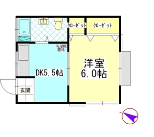 Aハウス【1階】の間取り