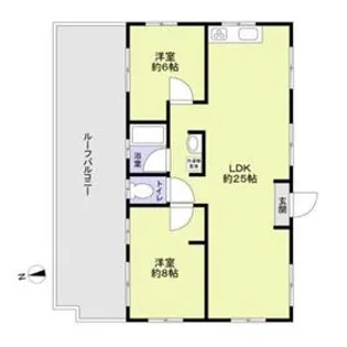 モデラート【3階】の間取り