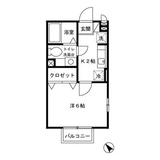 ルシール星川【1階】の間取り