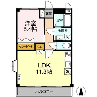 Corpoさくら C棟【2階】の間取り