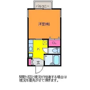 キャメルハウス長潟【2階】の間取り