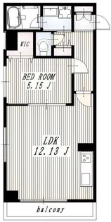クオーレ浅草【8階】の間取り