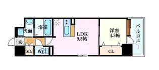 LIFEMENT_K小網町【4階】の間取り