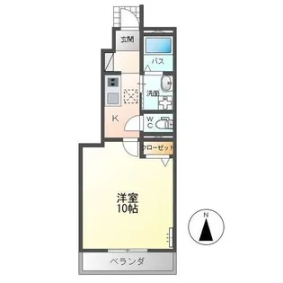 リン・ラディーチェ【1階】の間取り