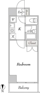 BLUROCK秋葉原【8階】の間取り
