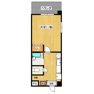 カンセイホーム名護II【3階】の間取り