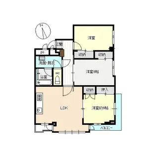 サンクレスト大森【3階】の間取り