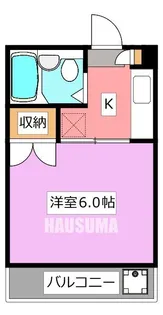 メゾン不二【2階】の間取り