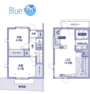 Kupulau southの間取り