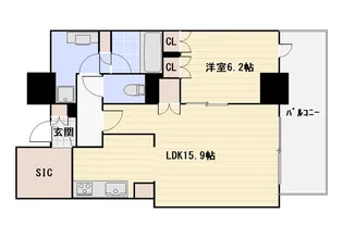 ザ・セントラルマークタワー【20階】の間取り