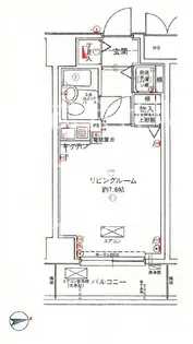 メイツ品川南【11階】の間取り