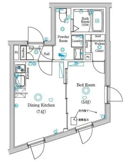 ラフィスタ大山金井町【5階】の間取り