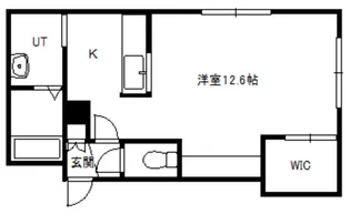 Aulii S8W9【3階】の間取り