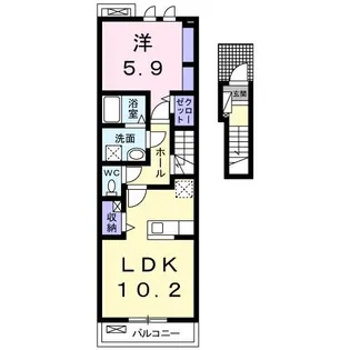 ファイン ブリーゼ【2階】の間取り