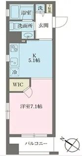 KDXレジデンス森下千歳【5階】の間取り