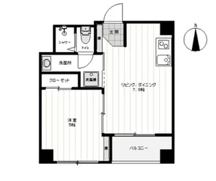 ムサシビル【6階】の間取り