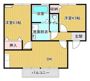 ラ・エトワール上府【2階】の間取り